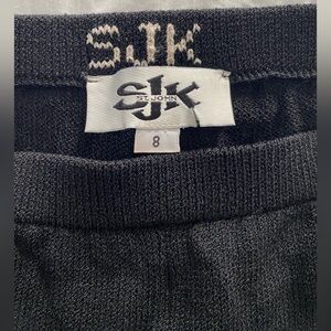 St. John Knitwear straight leg pants lounge black elevated basic St.John SJK (8)